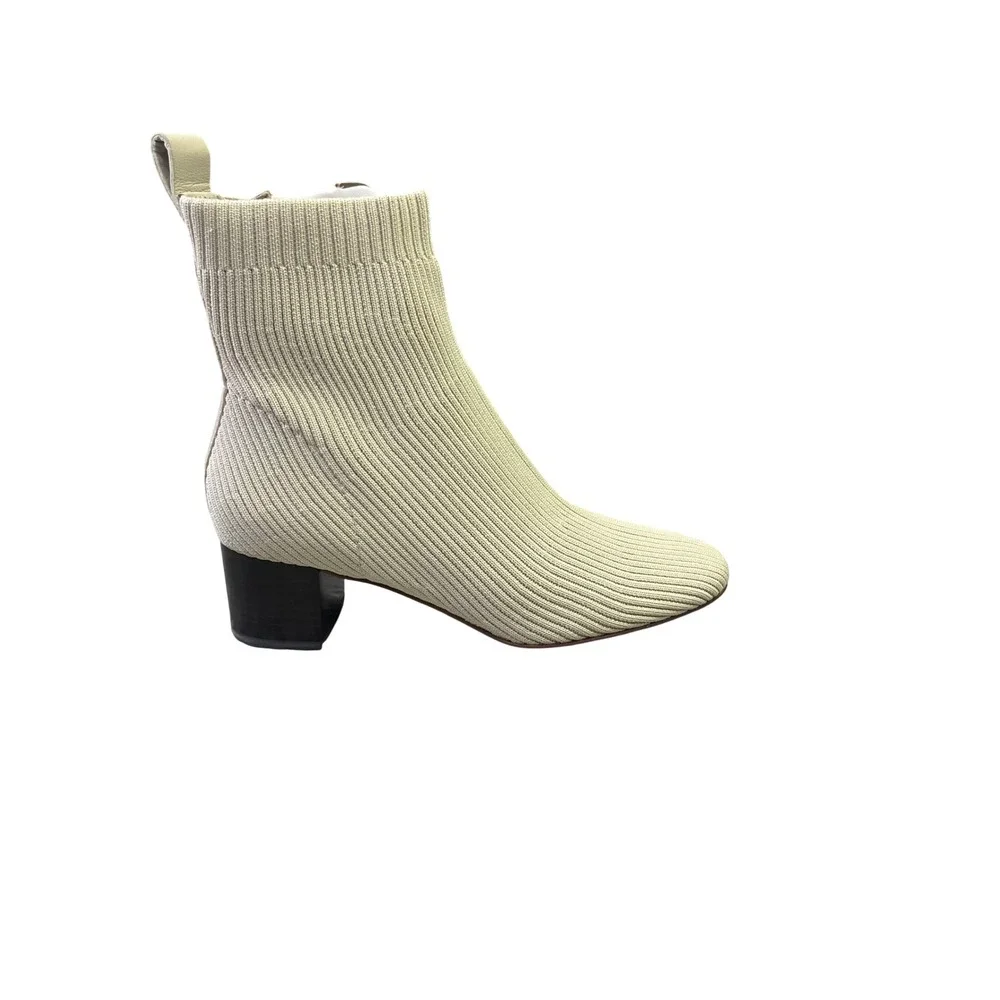 Everlane The Glove Boot‎ Bone ReKnit Sock Bootie Size 5 Sustainable Neutral